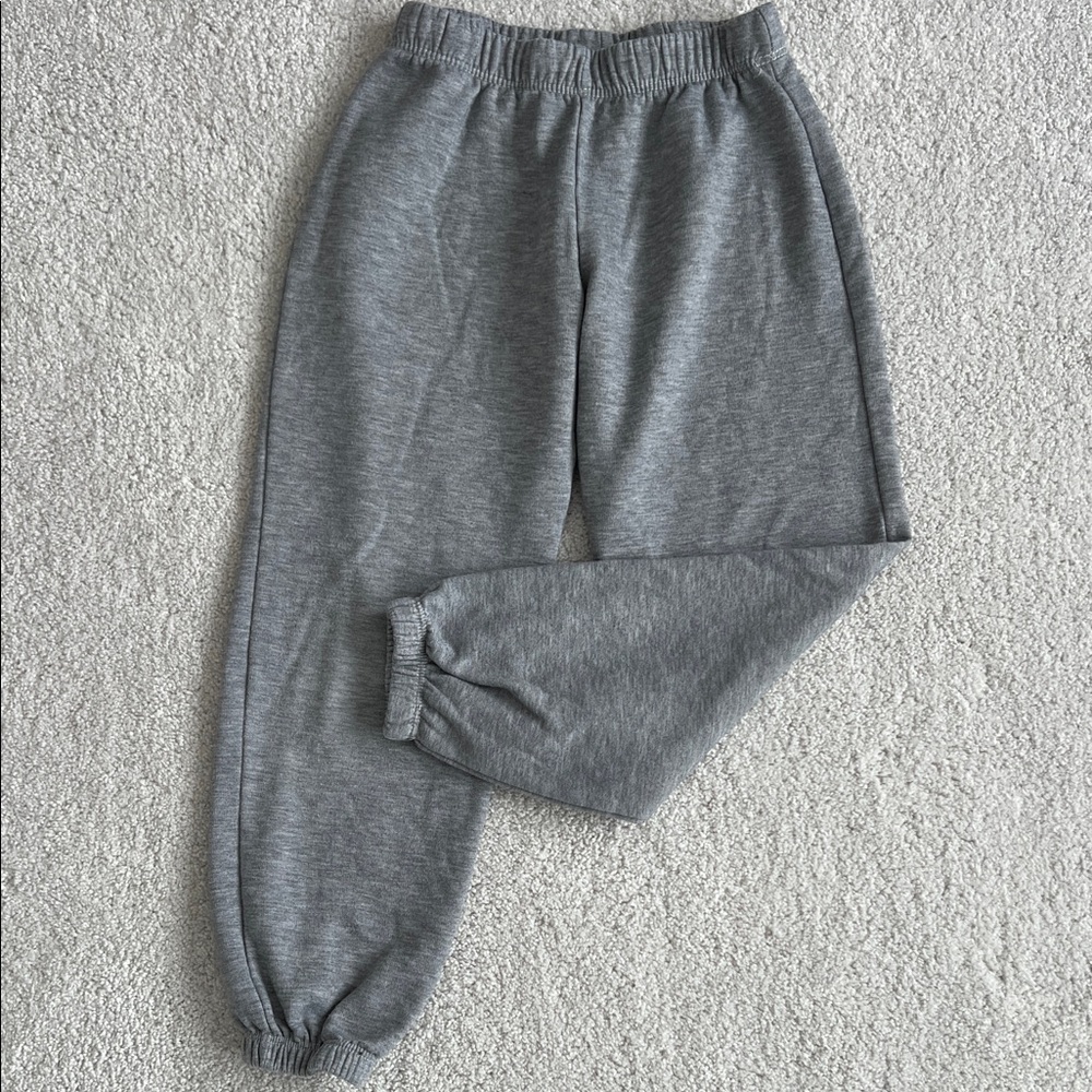Girls Firehouse Push Up Jogger Sweatpants - Gray - size small
